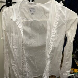 Guess White Women's Blouse